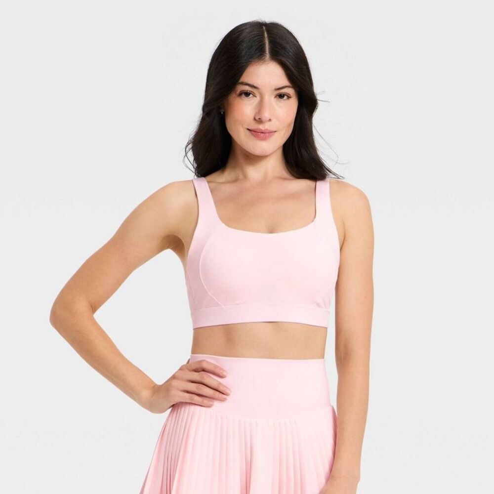Women's Convertible High Support Convertible Sports Bra - Light Pink S